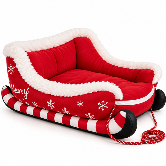 Christmas Sleigh Pet Bed