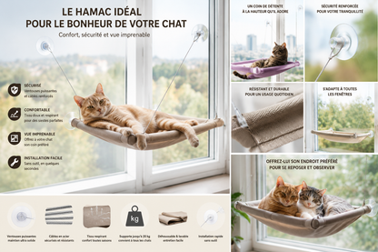 Hamac Suspendu pour Chat