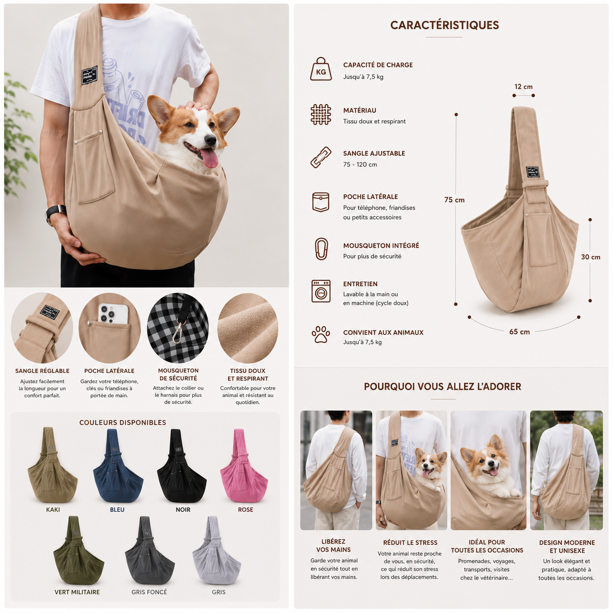 Sac de Transport Bandoulière