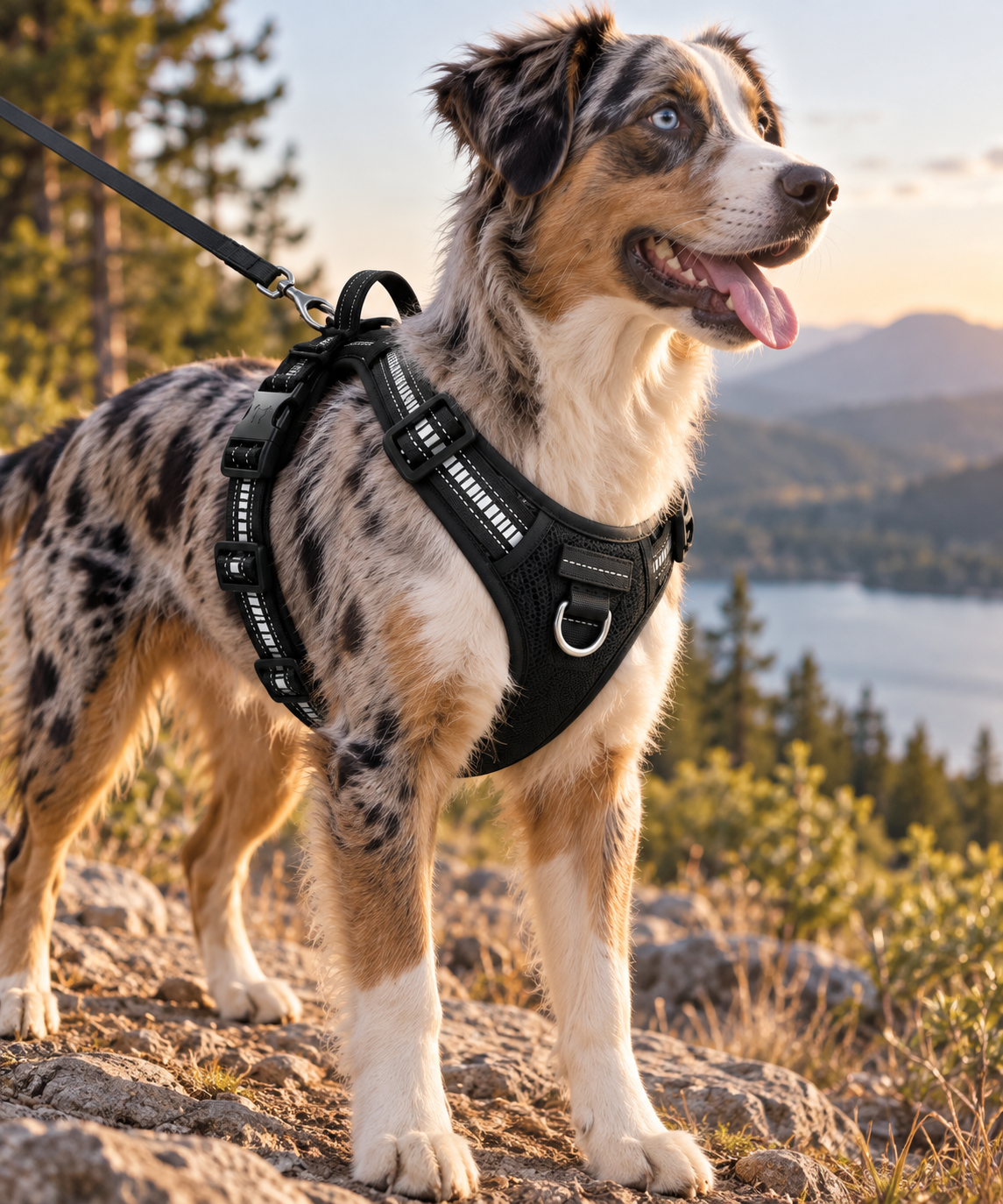 No-Pull Reflective Dog Harness