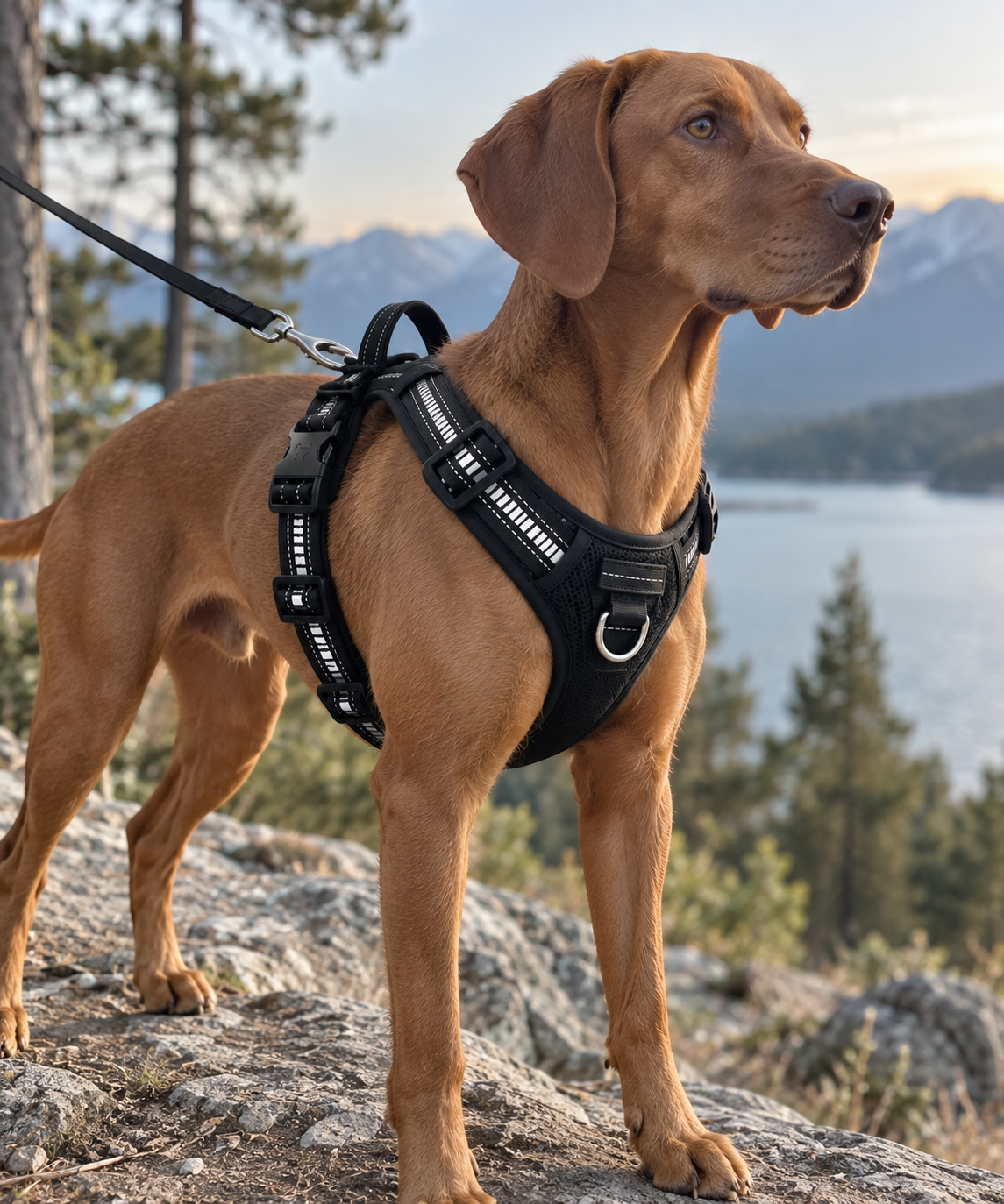 No-Pull Reflective Dog Harness