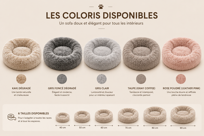 Sofa Rond pour Chien/Chat