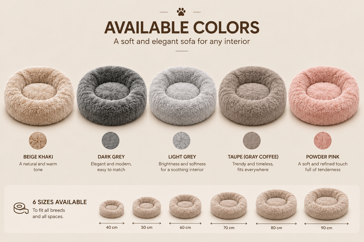 Round Sofa Bed for Dogs/Cats