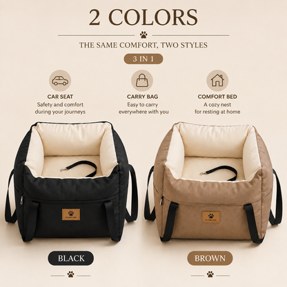3-in-1 Car Seat for Dogs