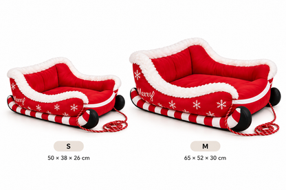 Christmas Sleigh Pet Bed